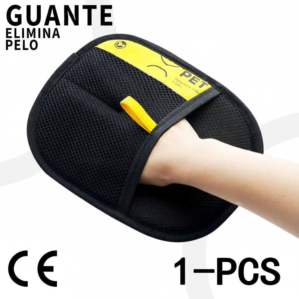 Guante Quitapelos para Gatos Reutilizable – Removedor de Pelo para Sofá, Ropa y Coche | Limpieza Rápida y Ecológica