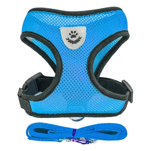 Arnés para Gatos Ajustable con Correa – Arnés Antiescape Seguro y Cómodo para Pasear Gatos