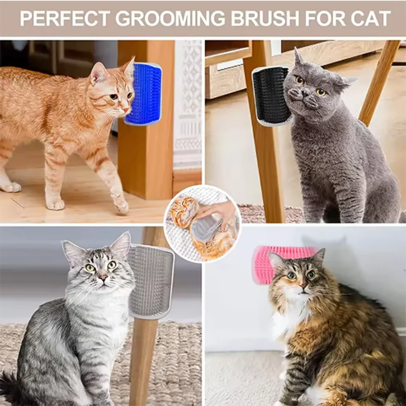 Cepillo para Gatos – Removedor de Pelo y Masajeador Suave