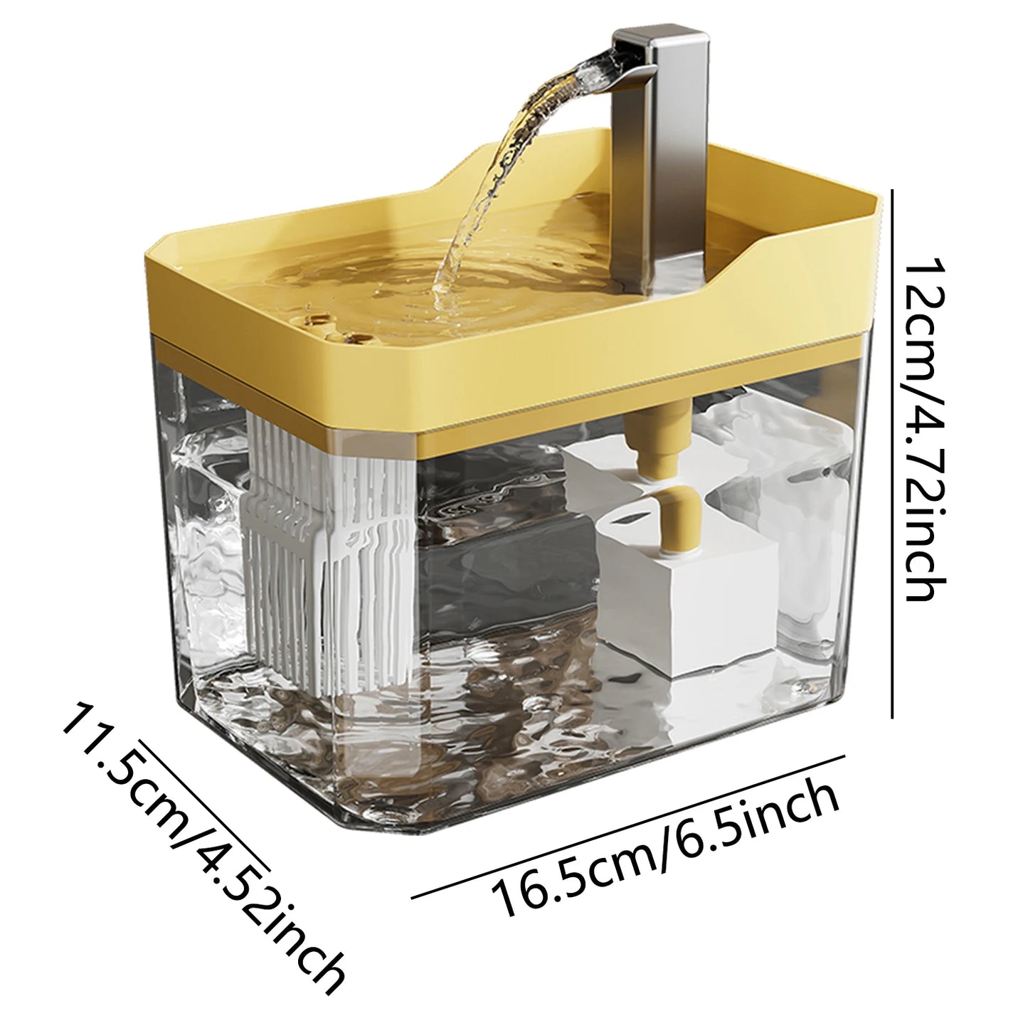 Fuente de Agua para Gatos Automática 1.5L – Silenciosa y con Filtro