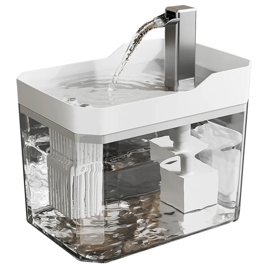 Fuente de Agua para Gatos Automática 1.5L – Silenciosa y con Filtro