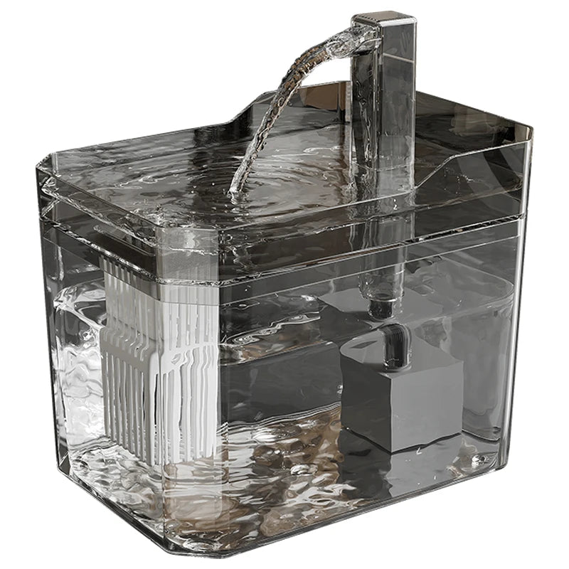 Fuente de Agua para Gatos Automática 1.5L – Silenciosa y con Filtro