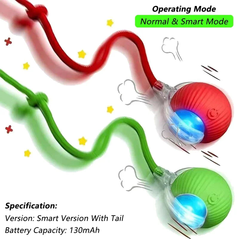 Pelota Inteligente para Gatos – Juguete Automático con Movimiento, Sonido y Sensor