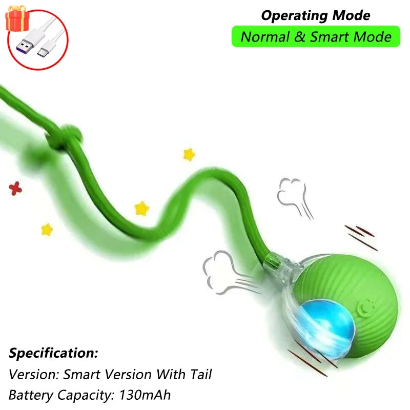 Pelota Inteligente para Gatos – Juguete Automático con Movimiento, Sonido y Sensor