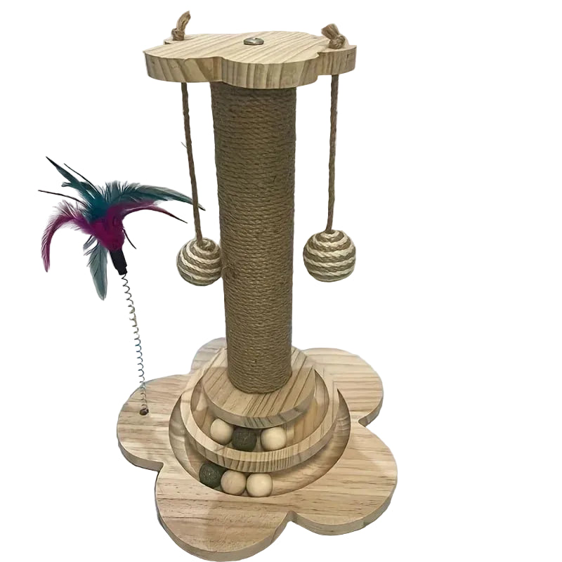Rascador para Gatos de Madera – Protege tus Muebles y Cuida sus Uñas